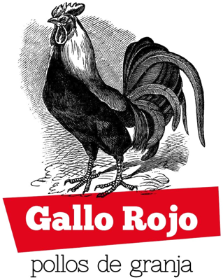 Gallo Rojo, pollos de granja
